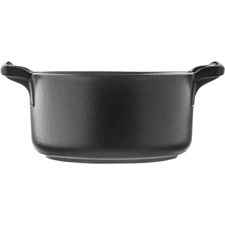 Форма для запекания;керамика;230мл;D=10,H=7см;черный
