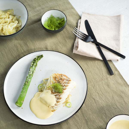 Салатник «Сиель блан»;керамика;0,65л;D=165,H=70мм;белый,черный