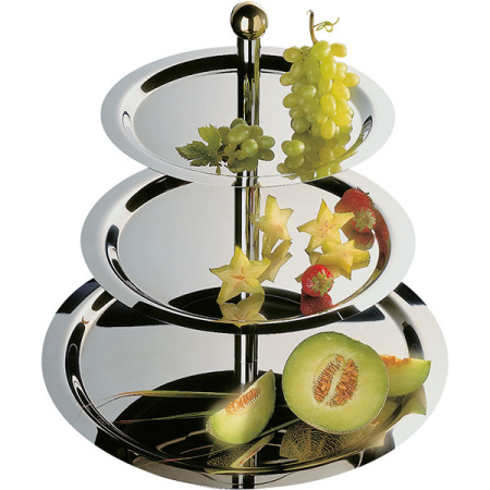 Этажерка 3 яруса 32х38х49см;сталь;,H=50см;металлич.,золотой