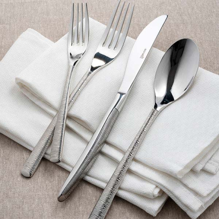 Вилка сервировочная «Эрмитаж»;сталь нерж.;,L=23,5см;металлич.