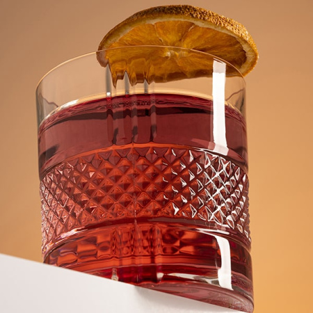 Олд фэшн (стакан) «Старс энд страйпс» набор[6шт];стекло;340мл;D=82,H=94мм;прозр.