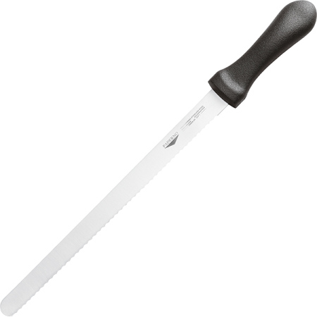 Нож кондитерский;сталь,пластик;,L=36см;черный,металлич.