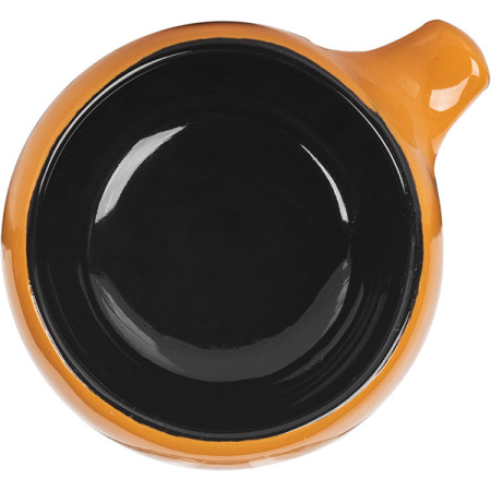 Кокотница №1;керамика;180мл;D=9,H=5см;желт.,оранжев.