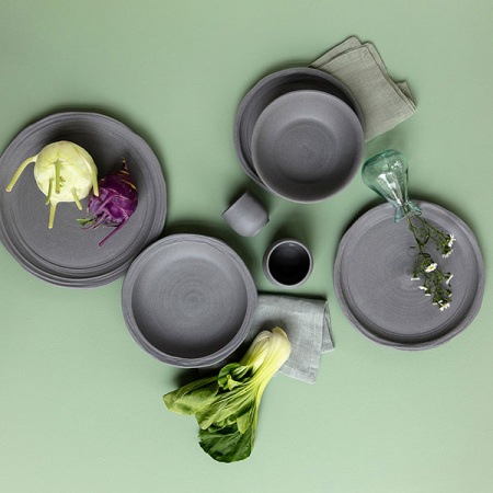 Чашка кофейная «Нау»;керамика;80мл;D=62,H=60мм;серый