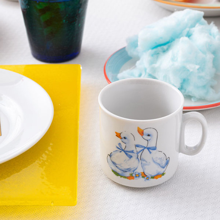 Кружка «Гусята» детская;фарфор;200мл