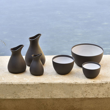 Молочник «Ликид»;керамика;125мл;,H=10,L=7,B=6см;черный