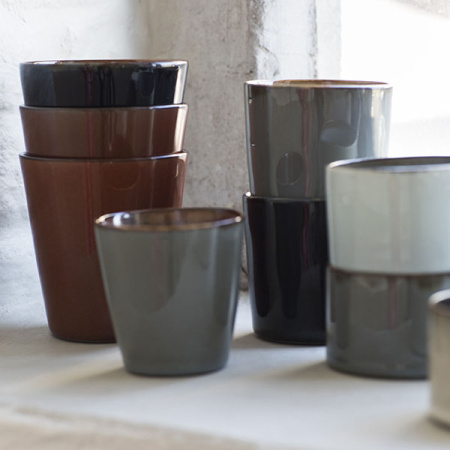 Салатник «Террес де Ревес»;керамика;175мл;D=75,H=50мм;голуб.,серый