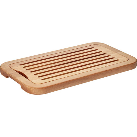 Доска разделочная для хлеба;бук;,H=25,L=450,B=260мм;деревян.