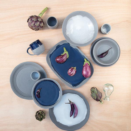 Стакан для горячих напитков «Нау»;керамика;200мл;D=80,H=73мм;серый