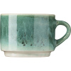 Чашка чайная «Эрбосо Реативо»;фарфор;200мл;D=80,H=65,L=105мм;бирюз.,бежев.