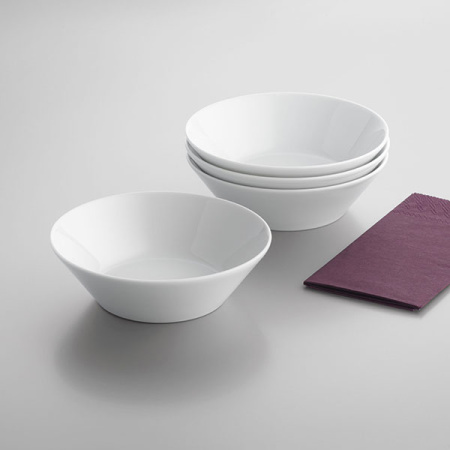 Салатник «Опшенс»;фарфор;470мл;D=16,H=5см;белый