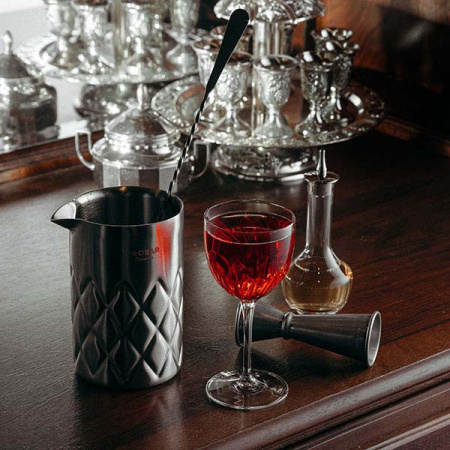 Стакан смесительный «Пробар Премиум Мунлайт»;сталь нерж.;0,55л;D=10,5,H=13,5см;матовый