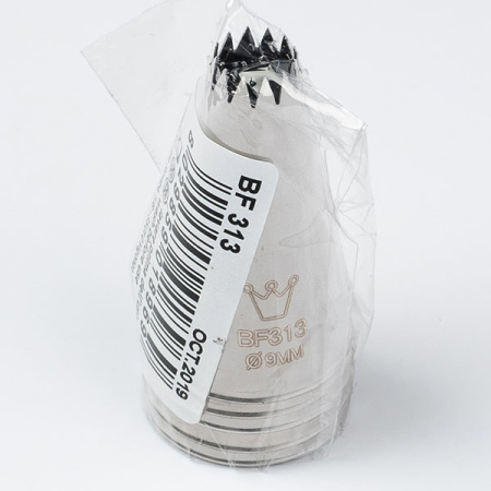 Насадка кондитерская «Открытая звезда»[5шт];сталь нерж.;D=25/9,H=45мм