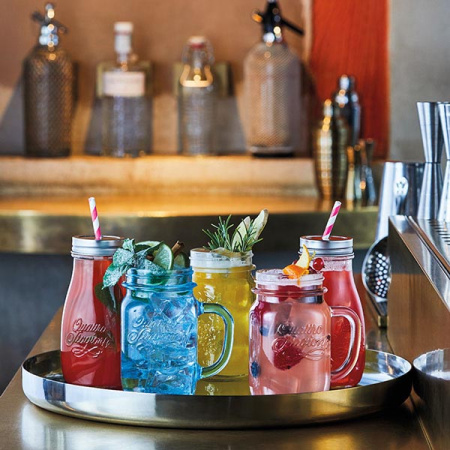 Кружка «Кватро Стаджони»;стекло;415мл;D=68,H=135,L=110,B=75мм;прозр.