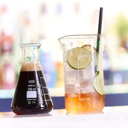 Стакан для коктейлей «Колба»;стекло;0,5л;D=10,5,H=17,5см;прозр.