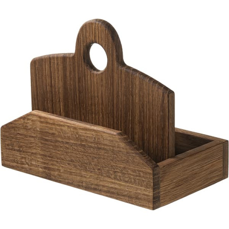 Салфетница «7 небо»;дуб;,L=17,B=11см;коричнев.