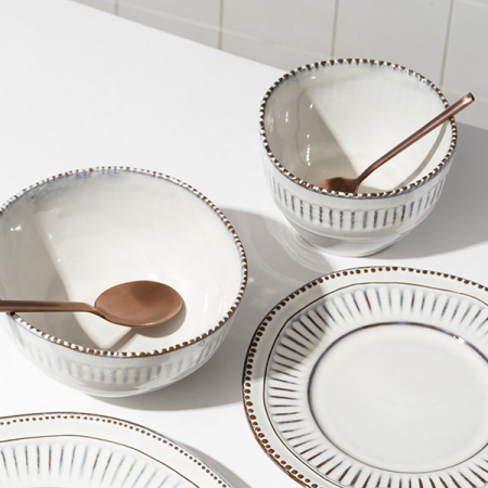 Салатник «Стили»;фарфор;0,84л;D=17см;белый