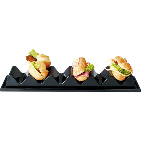 Подставка для бутербродов на 3 шт;полистирол;,H=65,L=290,B=190мм
