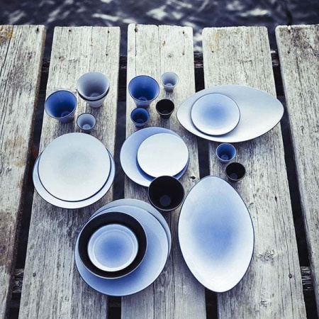 Салатник для комплимента «Экинокс»;керамика;50мл;D=63,H=50мм;серый