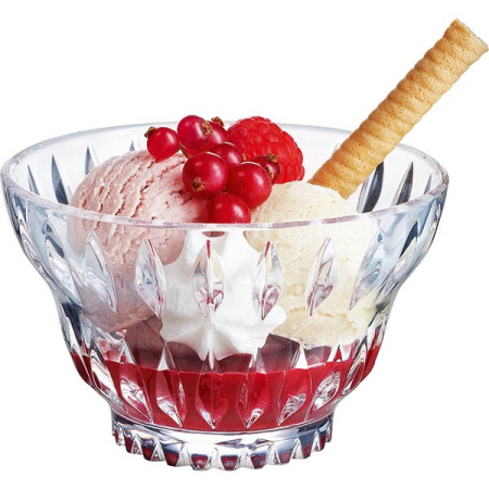 Креманка «Маэва Винтаж»;стекло;190мл;D=100,H=62мм;прозр.