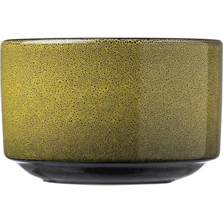 Сахарница «Млечный путь салатовый» без крышки;фарфор;350мл;салатов.,черный