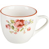 Набор посуды «Поэма Камарг» кофейная пара (чашка + блюдце)[6шт];фарфор;100мл;D=6/12,H=5см;белый,розо