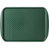 Поднос прямоугольный;полипроп.;,L=45,B=35см;зелен.