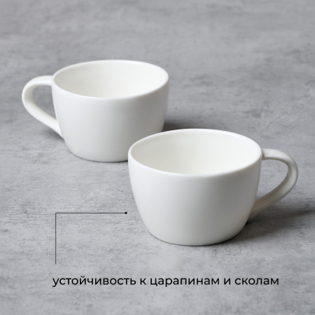 Чашка кофейная «Полар»;фарфор;80мл;D=45,H=70мм;белый