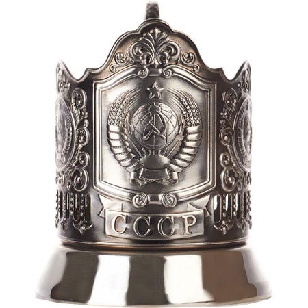 Подстаканник «Герб СССР» латун.сплав;D=68,H=100мм