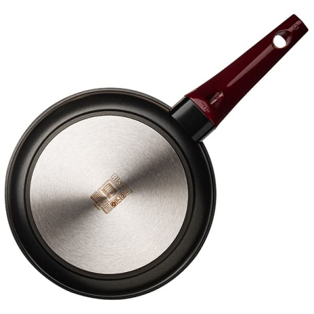 Сковорода «Винум»;алюм.литой,бакелит;D=240,H=75мм;черный,красный