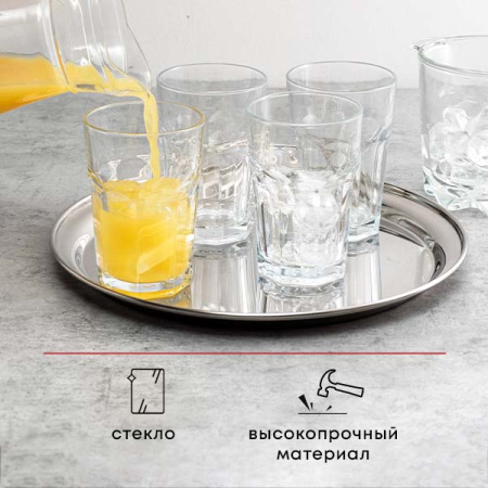 Хайбол (стакан) «Касабланка»;стекло;355мл;D=83,H=122мм;прозр.