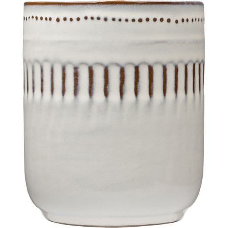 Стакан для горячих напитков «Стили»;фарфор;400мл;D=85,H=105мм;белый