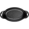 Сковорода порционная овальная;чугун;,H=30,L=205,B=105мм;черный