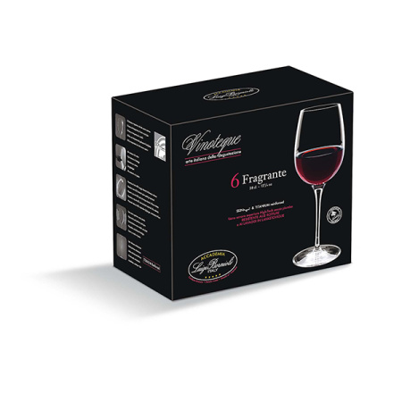 Бокал для вина «Винотек»;хр.стекло;380мл;D=60/80,H=225мм;прозр.