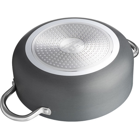 Кастрюля «Уитфорд» без крышки;алюм.литой,сталь нерж.;3,5л;D=24,H=9см;граф.,черный