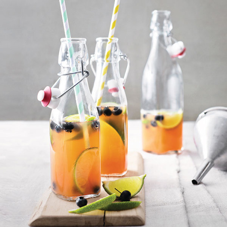 Бутылка «Свинг» с пробкой;стекло,пластик;250мл;D=64,H=192,L=50мм