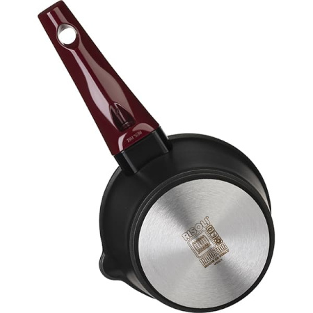 Сотейник «Винум»;алюм.литой,бакелит;1,5л;D=16,H=10см;черный,красный