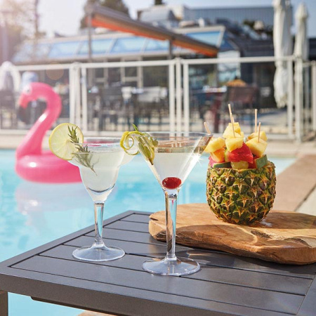 Бокал для маргариты «Маргарита»;пластик;250мл;D=12,2,H=17,5см;прозр.