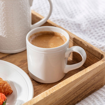 Кружка «Бид»;фарфор;285мл;белый