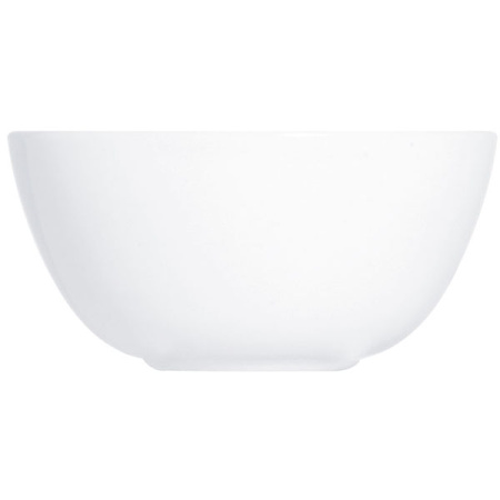 Салатник «Эволюшнс Уайт»;стекло;400мл;D=12см;белый