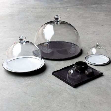 Крышка для блюда «Инспайред»;поликарбонат;D=31,2,H=23,1см;прозр.