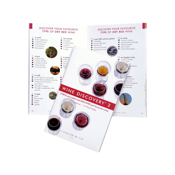 Брошюра «Wine Discovery 2» 45 вопросов и 15 винных профилей;бумага;разноцветн.
