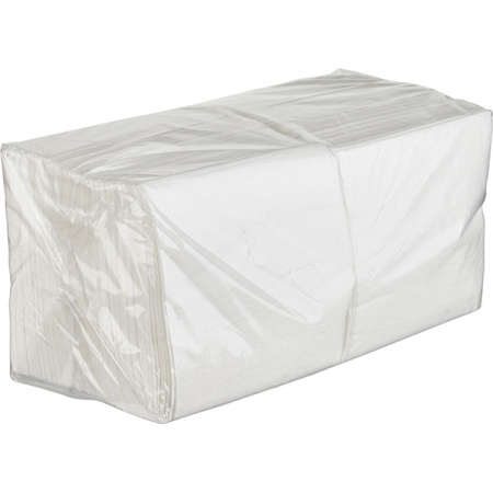 Салфетки бумажные двухслойные 24*24см [250шт];,L=24,B=24см;белый