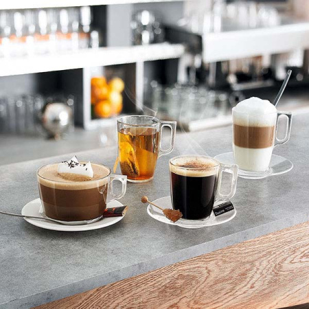 Кружка «Волюто»;стекло;250мл;D=104,H=91мм;прозр.