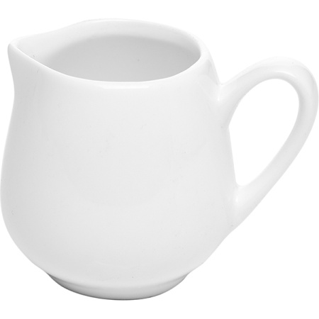 Молочник «Кунстверк»;фарфор;90мл;D=40,H=60,L=85,B=40мм;белый