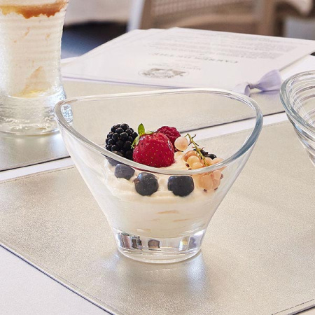 Креманка «Джаззд»;стекло;250мл;D=125,H=92мм;прозр.