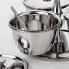 Набор емкостей фуршетных для соусов и специй (3 чаши);сталь нерж.,пластик;D=10,H=20,5см;металлич.