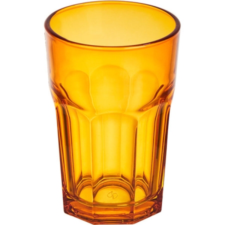 Хайбол (стакан) «Энджой»;стекло;350мл;D=83,H=122мм;оранжев.