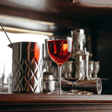 Стакан смесительный «Пробар Премиум Мунлайт»;сталь нерж.;0,55л;D=10,5,H=13,5см;матовый