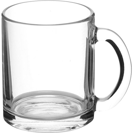 Кружка «Чайная»;стекло;320мл;D=113,H=94мм;прозр.